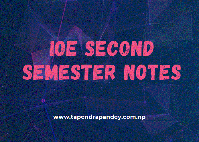 second semester notes