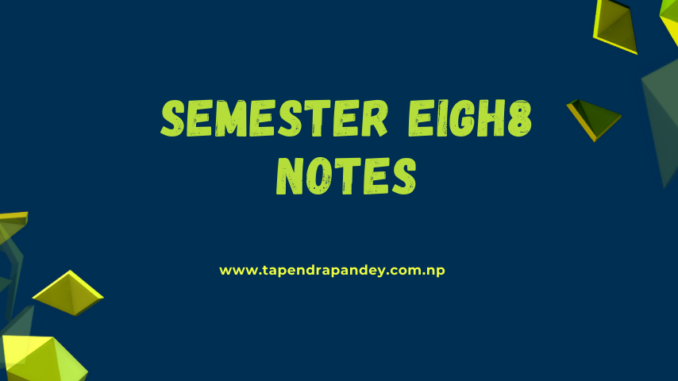 eight semester